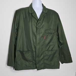 Sweet-Orr Green Full Zip Utility Work Jacket Vintage Acid Repellent Sz 122 L/XL